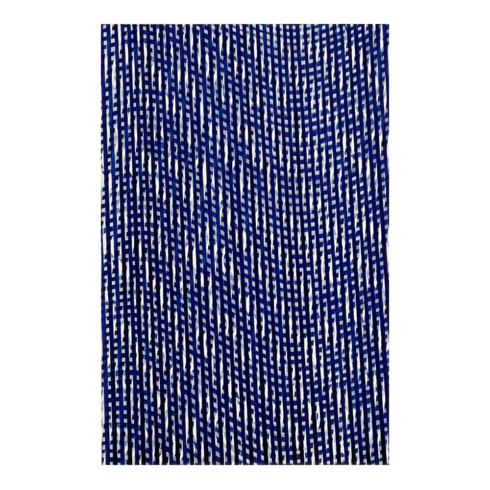 In this drawing, the lines form a more or less regular pattern. More or less because I don't measure the distances between the lines. It was my goal to discover how a more regular pattern would work.