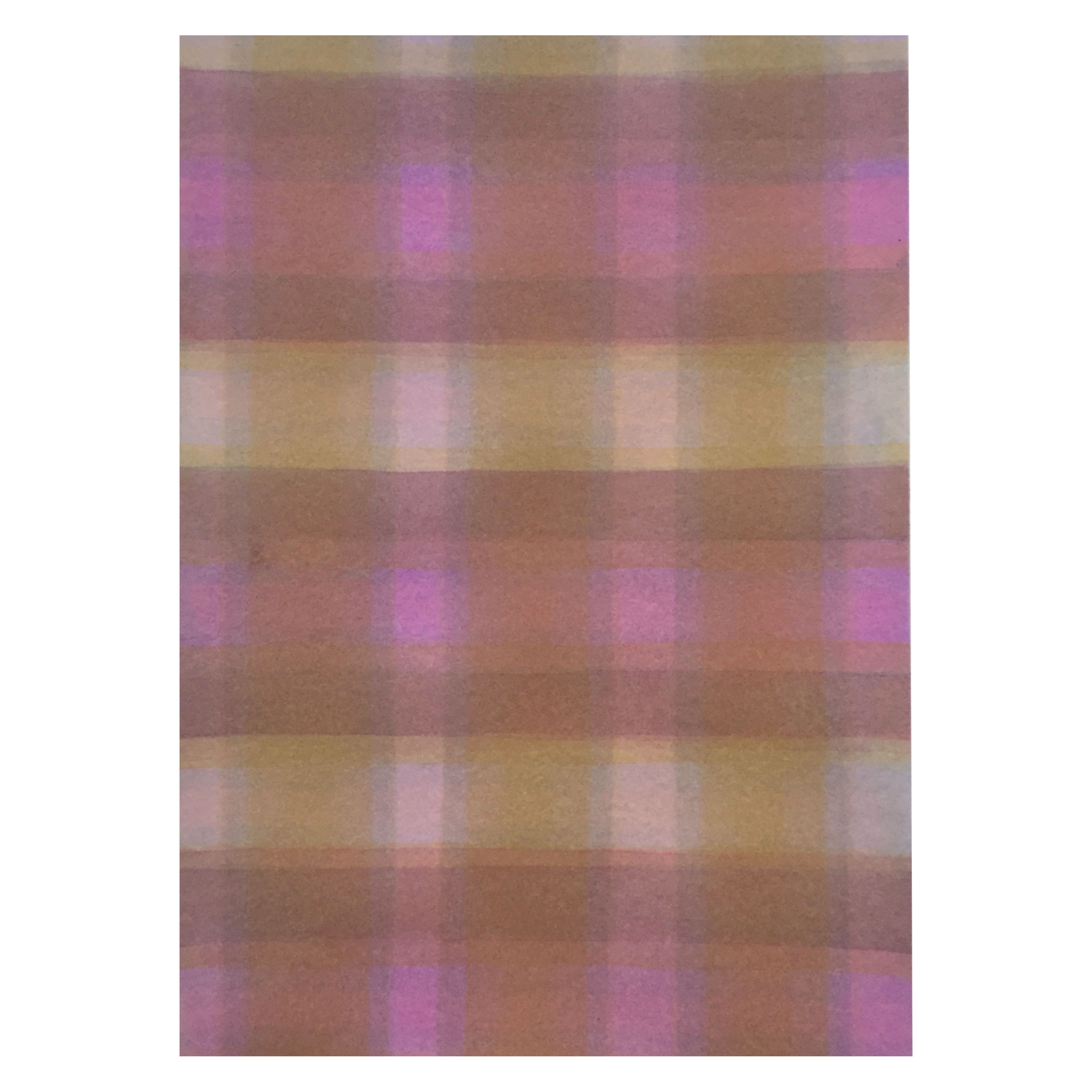 abstract painting with purple and brown colored stripes